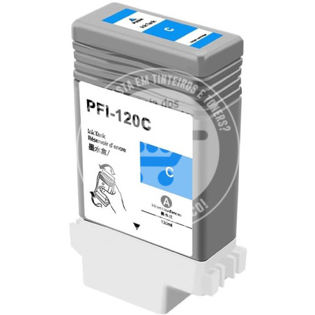 Tinteiro Canon Compatível PFI120 Azul
