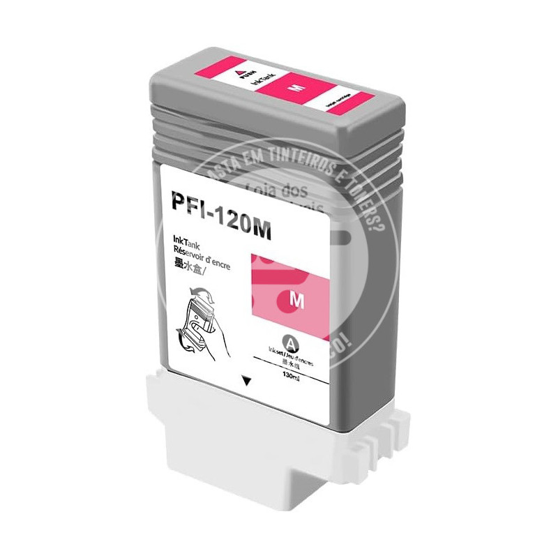 Tinteiro Canon Compatível PFI120 Magenta
