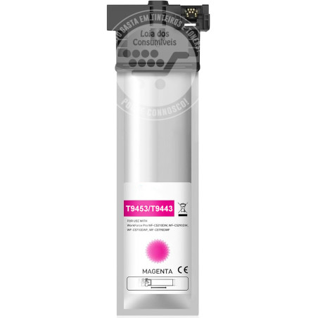 Tinta Pigmentada Epson Compatível T9453/T9443 Magenta