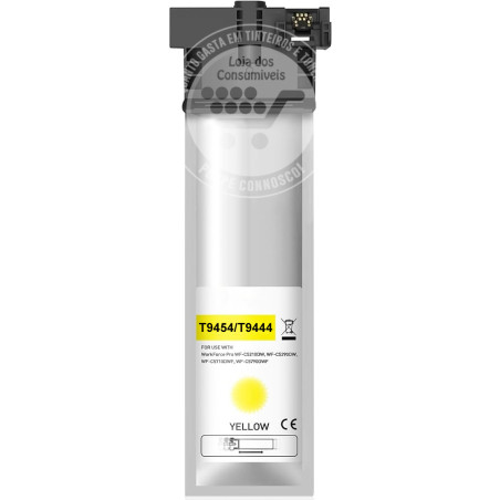 Tinta Pigmentada Epson Compatível T9454/T9444 Amarelo