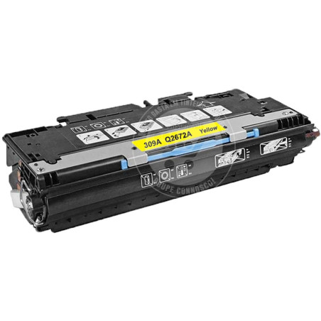 Toner HP Compatível Nº309A (Q2672A) Amarelo