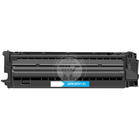 Toner HP Compatível Nº659X/659A (W2011X/W2011A) Azul