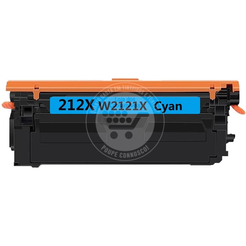 Toner HP Compatível Nº212X (W2121X) Azul
