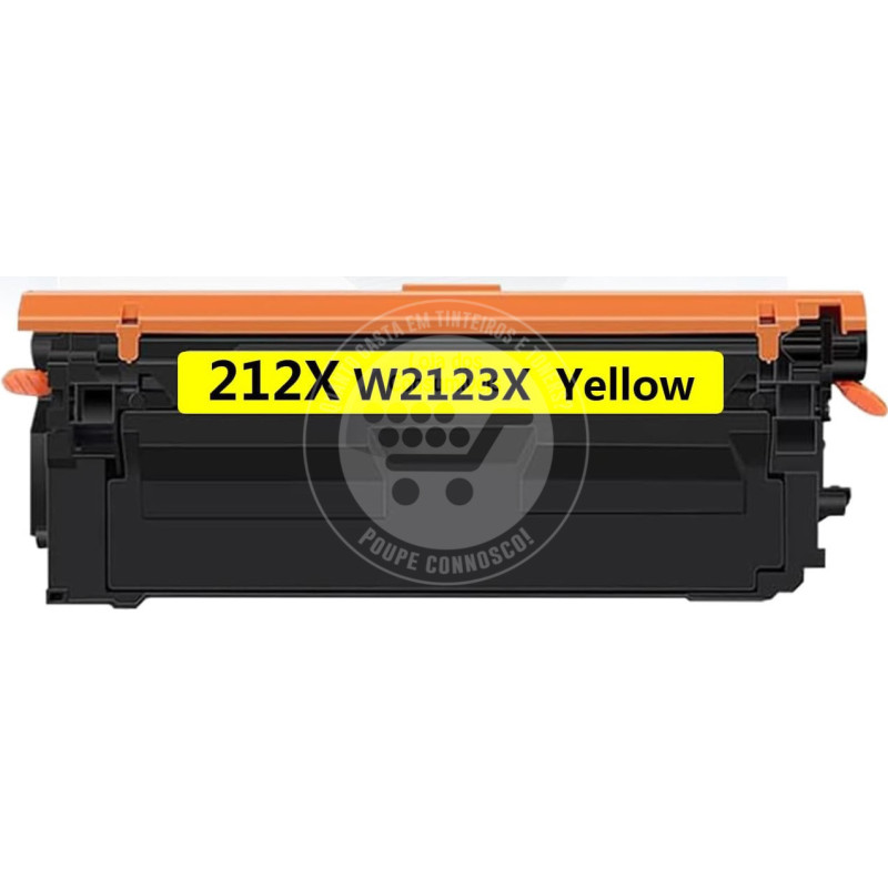 Toner HP Compatível Nº212X (W2122X) Amarelo