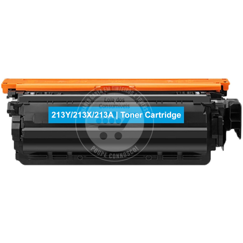 Toner HP Compatível Nº213Y/213X/213A (W2131Y/W2131X/W2131A) Azul