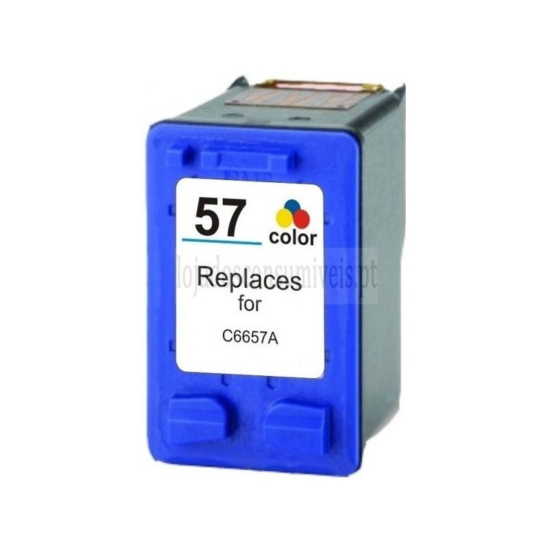 Tinteiro HP Reciclado 57 (C6657AE) Tricolor