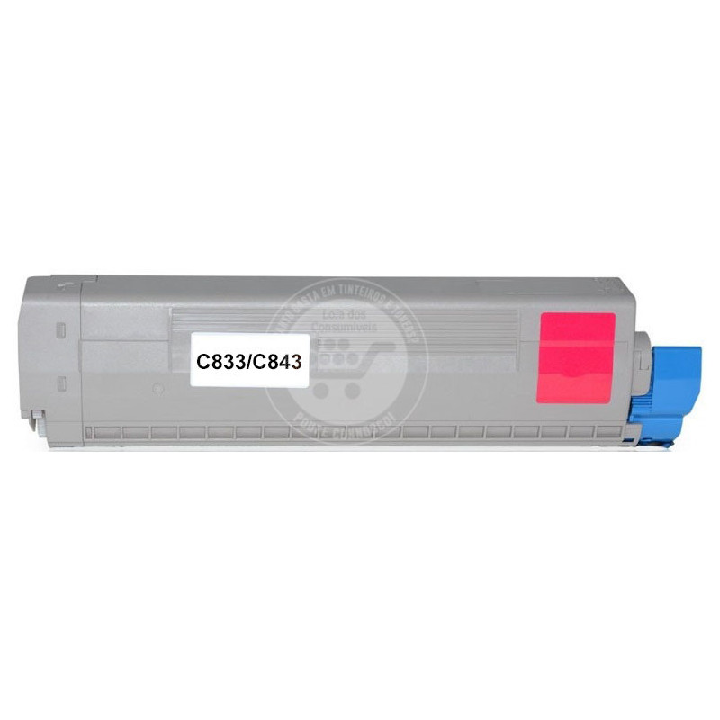Toner OKI Compatível C833/C843 Magenta