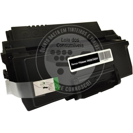 Toner Xerox Compatível Phaser 3420/3450 Preto