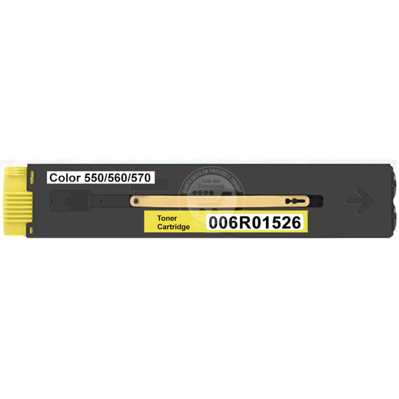 Toner Xerox Compatível Color 550/560/570 Amarelo