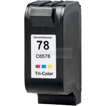 Tinteiro HP Reciclado 78 (C6578AE/C6578DE) Tricolor