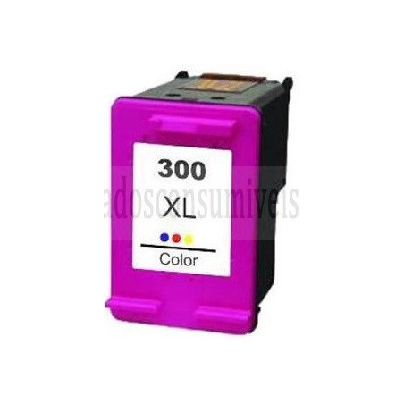 Tinteiro HP Reciclado 300XL (CC643EE/CC644EE) Tricolor