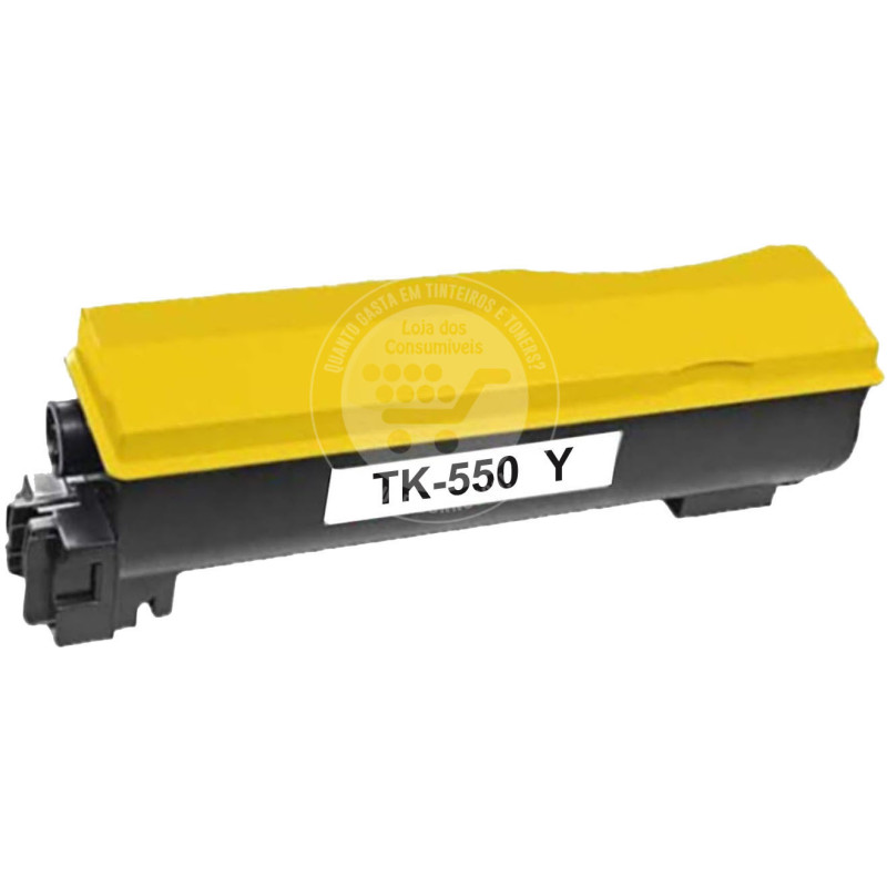 Toner Kyocera Compatível TK550 Amarelo