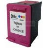 Tinteiro HP Reciclado 301XL (CH562EE/CH564EE) Tricolor
