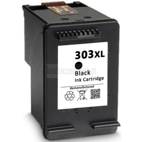 Tinteiro HP Reciclado 303XL (T6N04AE/T6N02A) Preto
