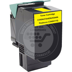 Toner Lexmark Compatível C540N/C544DN/X544N Amarelo