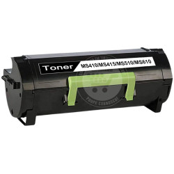 Toner Lexmark Compatível MS410/MS415/MS510/MS610 Preto