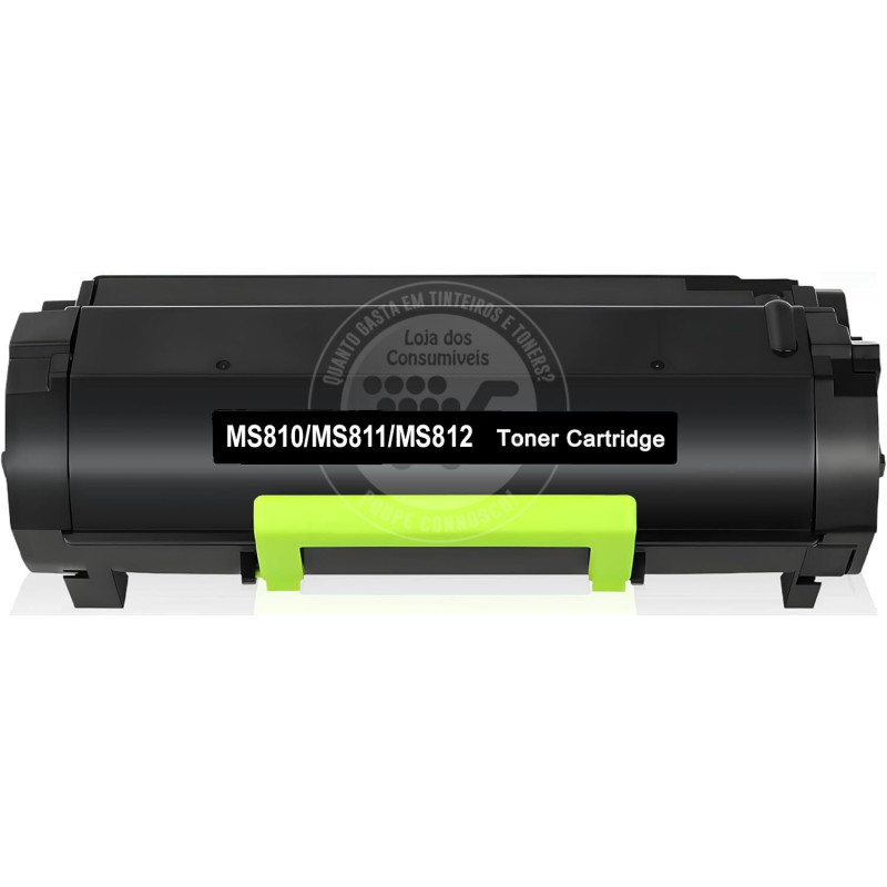 Toner Lexmark Compatível MS810/MS811/MS812 Preto (25K)