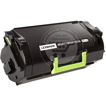 Toner Lexmark Compativel MS817/MS818DN Preto (25K)