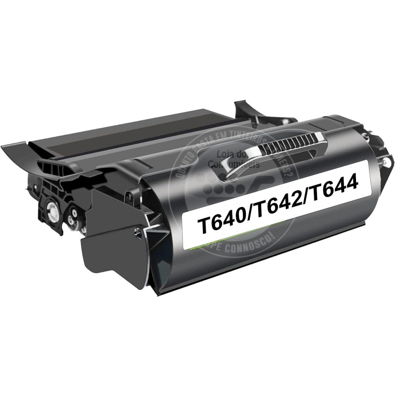 Toner Lexmark Compatível Optra T640/T642/T644 Preto