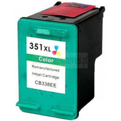 Tinteiro HP Reciclado 351XL (CB337EE/CB338EE) Tricolor