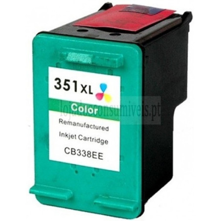Tinteiro HP Reciclado 351XL (CB337EE/CB338EE) Tricolor