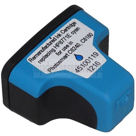 Tinteiro HP Compatível 363 (C8771EE) Azul