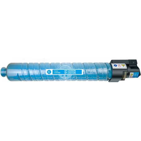 Toner Compatível Ricoh Aficio SP-C820DN/SP-C821DN Azul