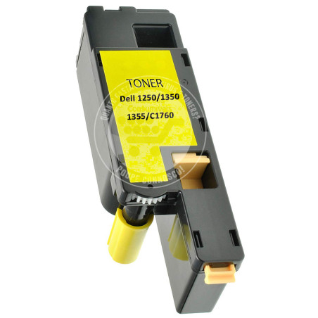 Toner Dell Compativel 1250/1350/1355/C1760 Amarelo