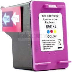 Tinteiro HP Reciclado 650XL (CZ102AE) Tricolor