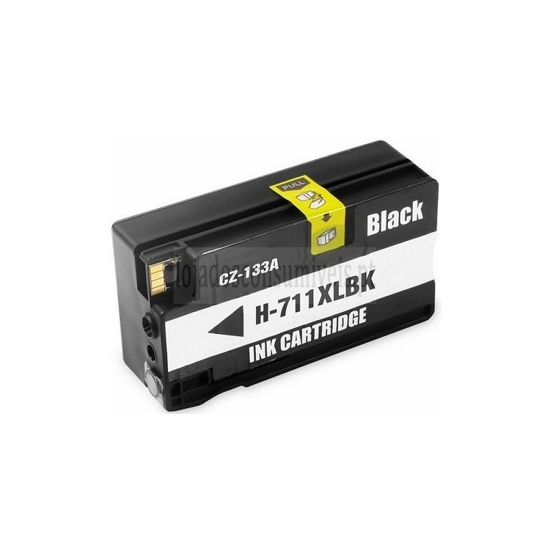 Tinteiro HP Compatível 711XL (CZ133A/CZ129A)Preto