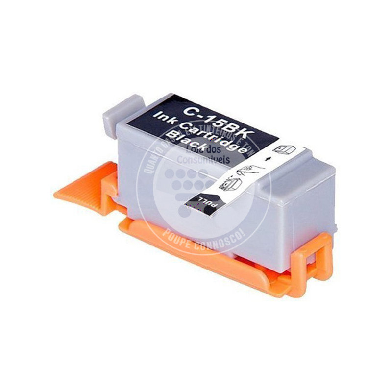 Tinteiro Canon Compatível BCI15 Preto