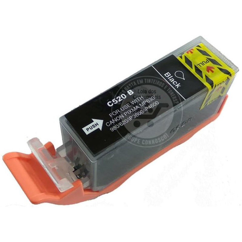 Tinteiro Canon Compatível PGI520 Preto