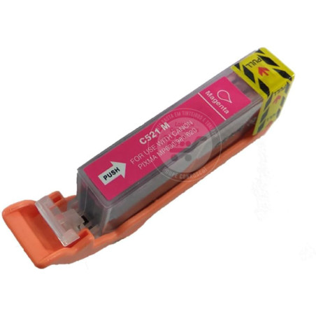 Tinteiro Canon Compatível CLI521 Magenta