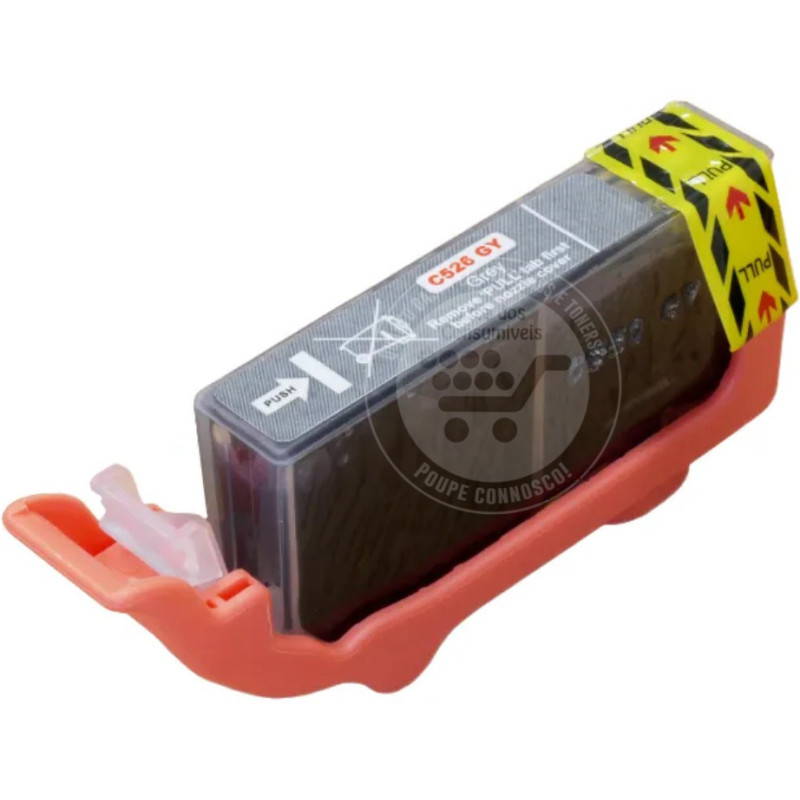 Tinteiro Canon Compatível CLI526 Cinza