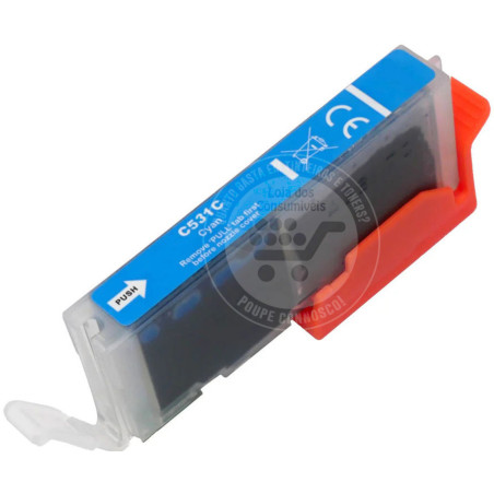 Tinteiro Canon Compatível CLI531 Azul
