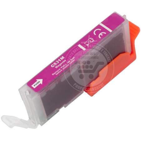 Tinteiro Canon Compatível CLI531 Magenta