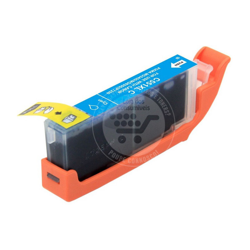 Tinteiro Canon Compatível CLI551XL Azul