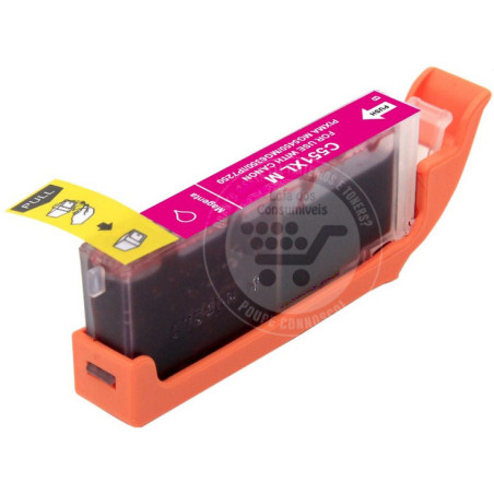 Tinteiro Canon Compatível CLI551XL Magenta