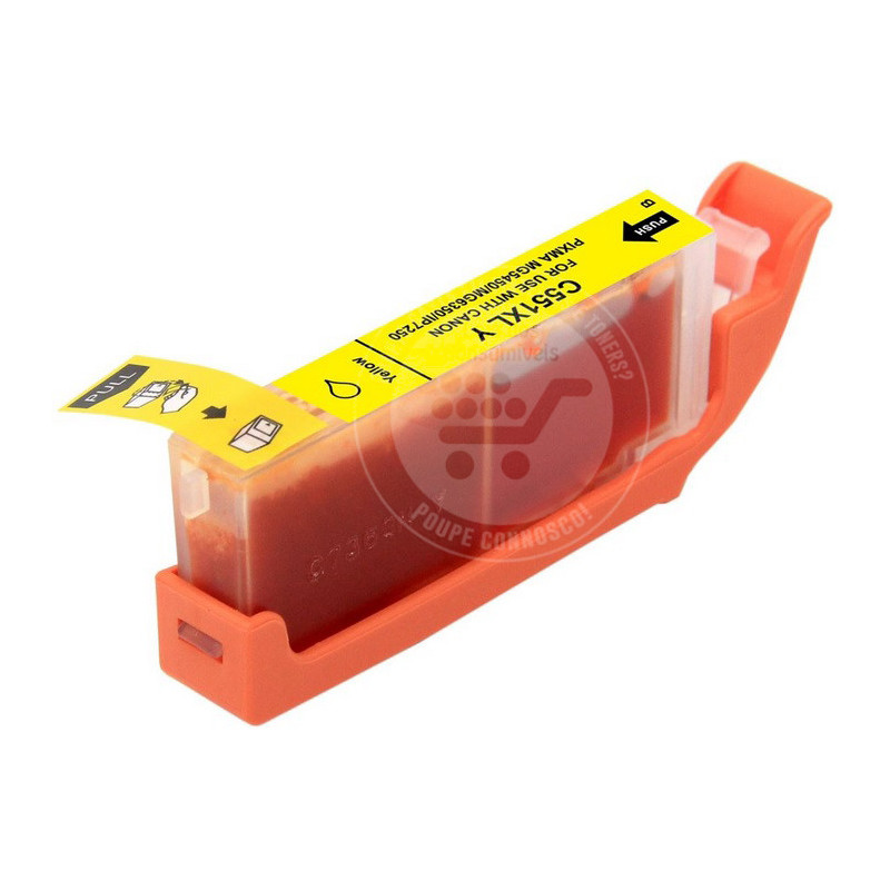 Tinteiro Canon Compatível CLI551XL Amarelo