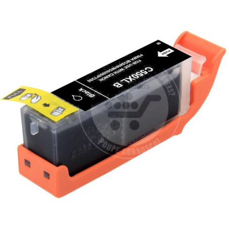 Tinteiro Canon Compatível PGI550XL/PGI555XXL Preto