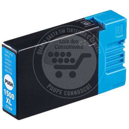 Tinteiro Canon Compatível PGI1500XL Azul
