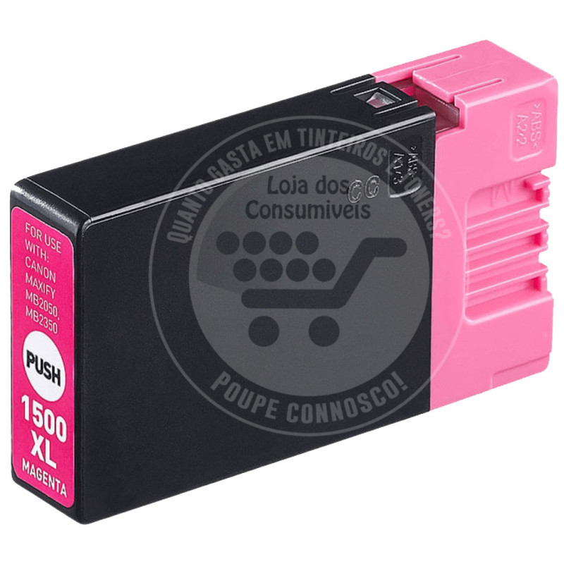 Tinteiro Canon Compatível PGI1500XL Magenta