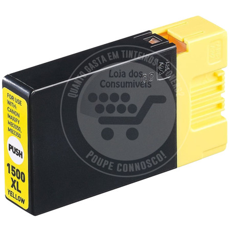 Tinteiro Canon Compatível PGI1500XL Amarelo