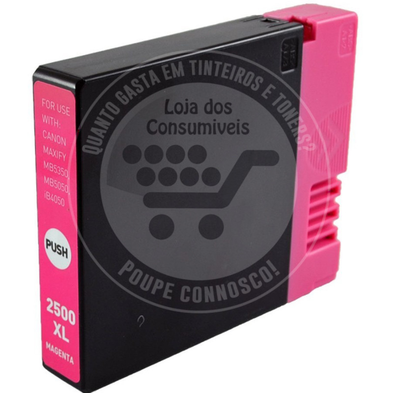 Tinteiro Canon Compatível PGI2500XL Magenta