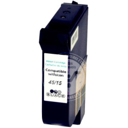 Tinteiro HP Reciclado 45/15 (51645AE/C6615DE) Preto