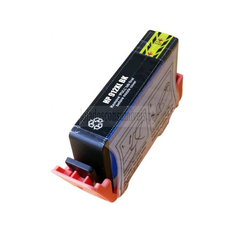 Tinteiro HP Compatível 912XL (3YL84AE/3YL80AE) Preto