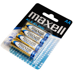 Pilhas Alcalinas Maxell LR06 (AA) - Pack 4