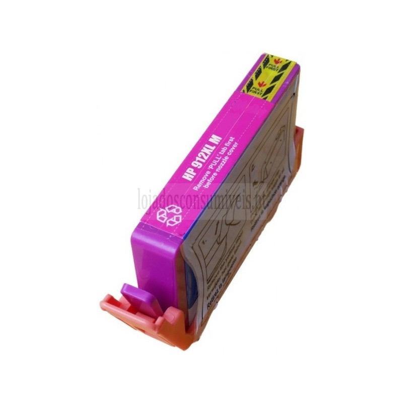 Tinteiro HP Compatível 912XL (3YL82AE/3YL78AE) Magenta
