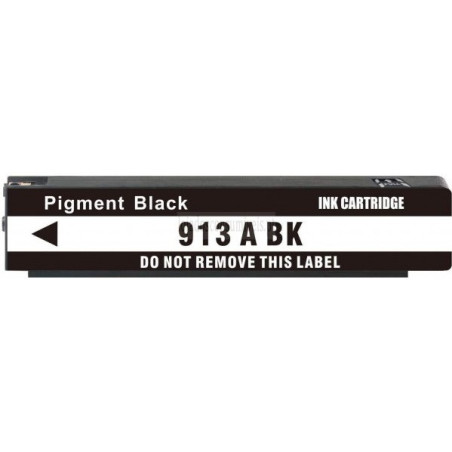 Tinteiro de Tinta Pigmentada HP Compatível 913A (L0R95AE) Preto