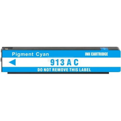 Tinteiro de Tinta Pigmentada HP Compatível 913A (F6T77AE) Azul